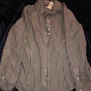 Stripped button down